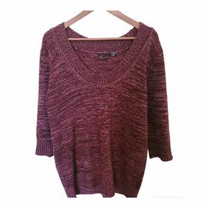 Torrid Sweater 3 Women's 3X Plus Size Chunky Knit Scoop Neck Long Sleeve